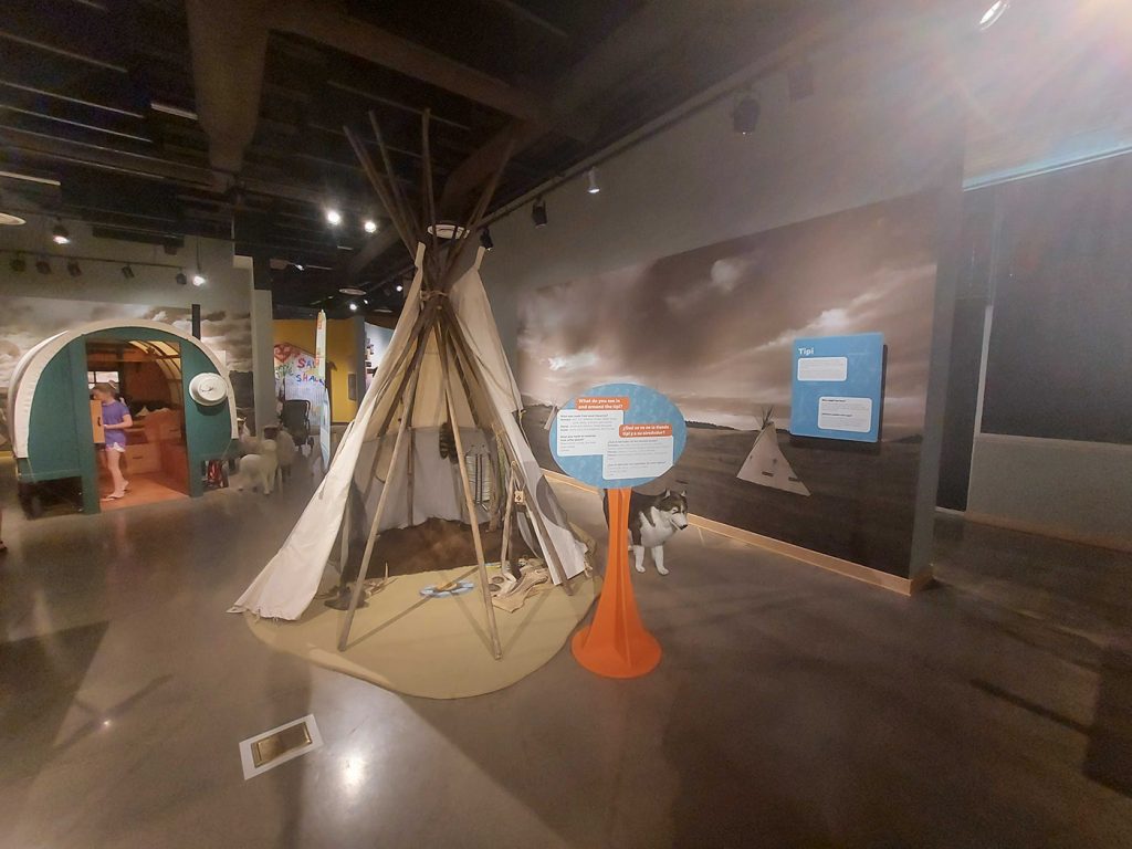 Tipi to Tiny Home Exhibit Labels